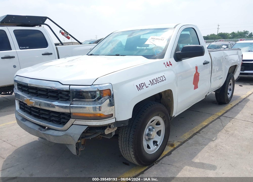2016 CHEVROLET SILVERADO 1500 WT VIN: 1GCNCNEH0GZ319574