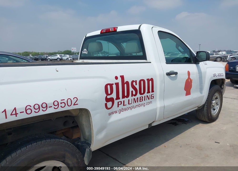 2016 CHEVROLET SILVERADO 1500 WT VIN: 1GCNCNEH0GZ319574