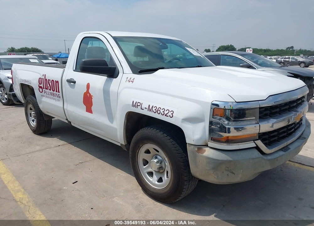 2016 CHEVROLET SILVERADO 1500 WT VIN: 1GCNCNEH0GZ319574