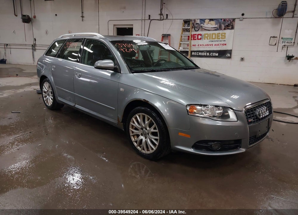 2008 AUDI A4 2.0T/2.0T AVANT SPECIAL EDITION VIN: WAUKF78E98A168030