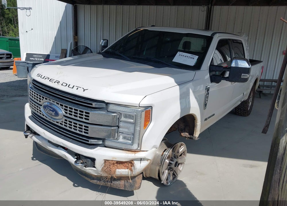2017 FORD F-250 PLATINUM VIN: 1FT7W2BT8HED40950