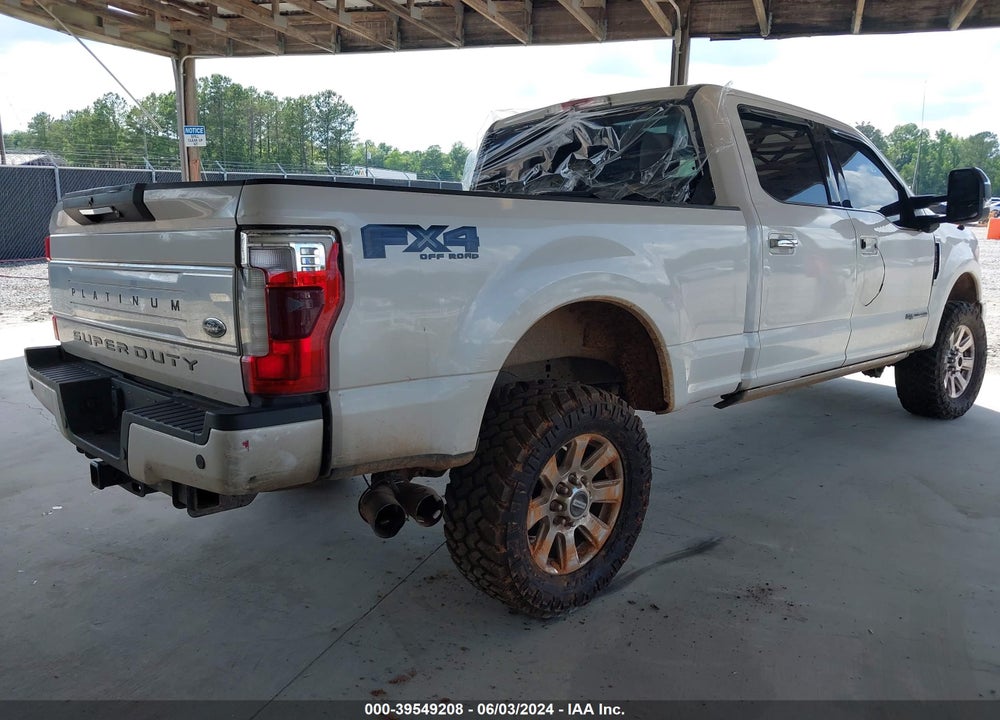 2017 FORD F-250 PLATINUM VIN: 1FT7W2BT8HED40950