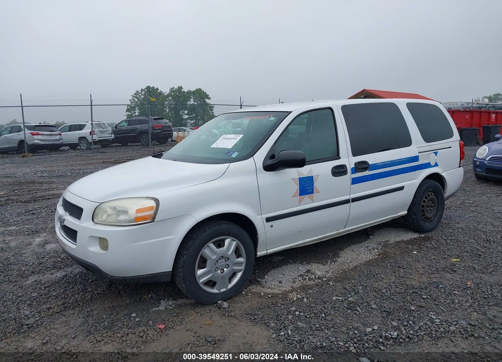 2008 CHEVROLET UPLANDER LS VIN: 1GNDV23108D188582