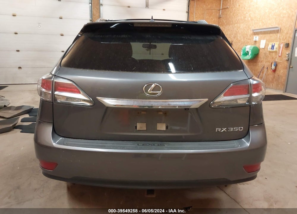 2013 LEXUS RX 350 VIN: 2T2BK1BA9DC172078