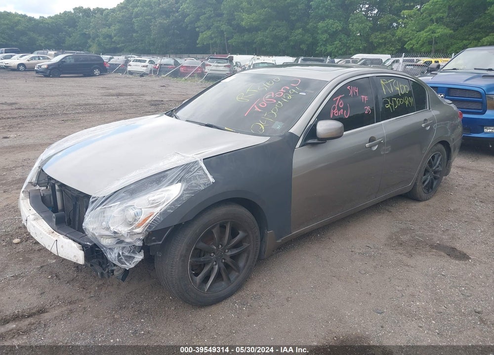 2008 INFINITI G35X VIN: JNKBV61F58M274541