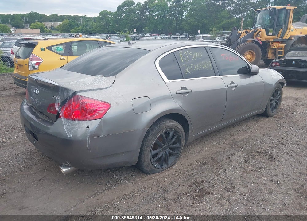 2008 INFINITI G35X VIN: JNKBV61F58M274541