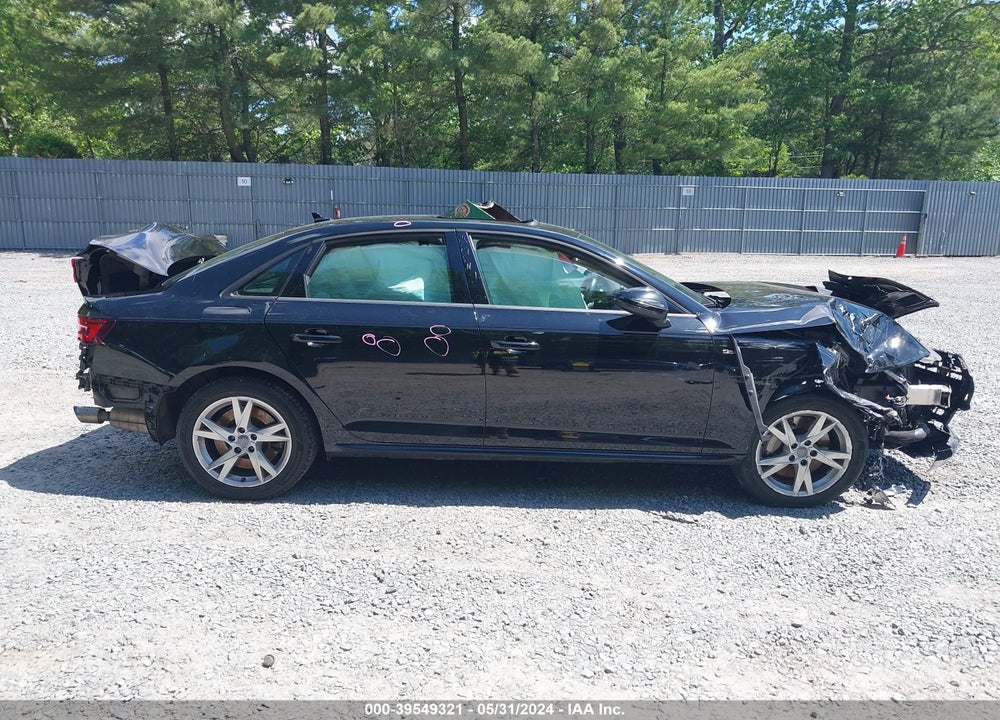 2018 AUDI A4 2.0T PREMIUM/2.0T TECH PREMIUM VIN: WAUDNAF42JN018696