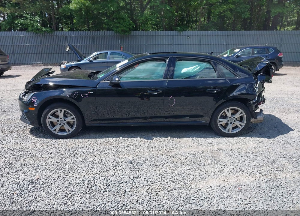 2018 AUDI A4 2.0T PREMIUM/2.0T TECH PREMIUM VIN: WAUDNAF42JN018696