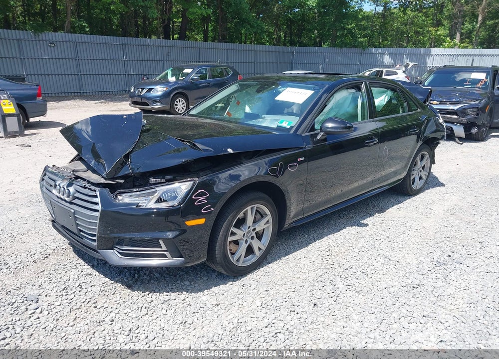 2018 AUDI A4 2.0T PREMIUM/2.0T TECH PREMIUM VIN: WAUDNAF42JN018696