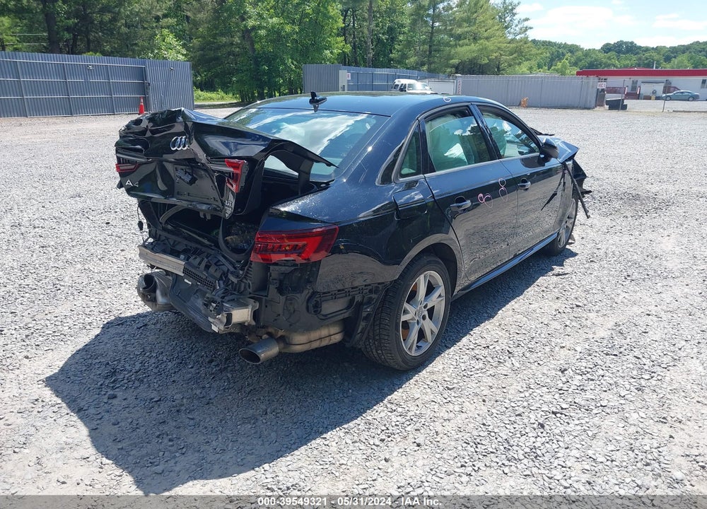 2018 AUDI A4 2.0T PREMIUM/2.0T TECH PREMIUM VIN: WAUDNAF42JN018696