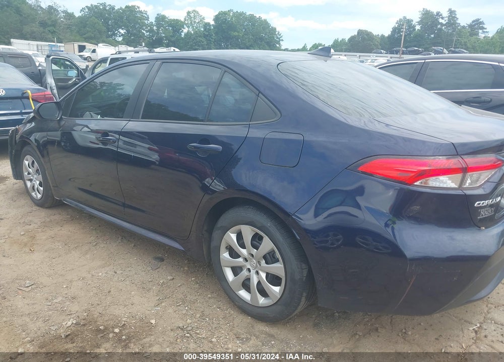 2020 TOYOTA COROLLA LE VIN: 5YFEPRAE0LP089112