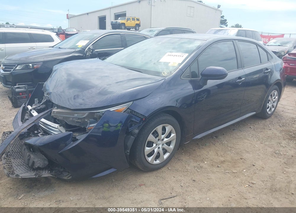 2020 TOYOTA COROLLA LE VIN: 5YFEPRAE0LP089112
