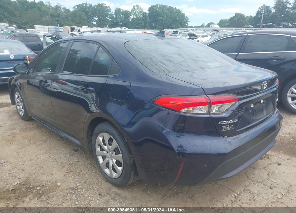 2020 TOYOTA COROLLA LE VIN: 5YFEPRAE0LP089112