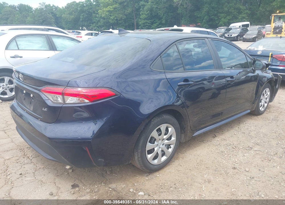 2020 TOYOTA COROLLA LE VIN: 5YFEPRAE0LP089112