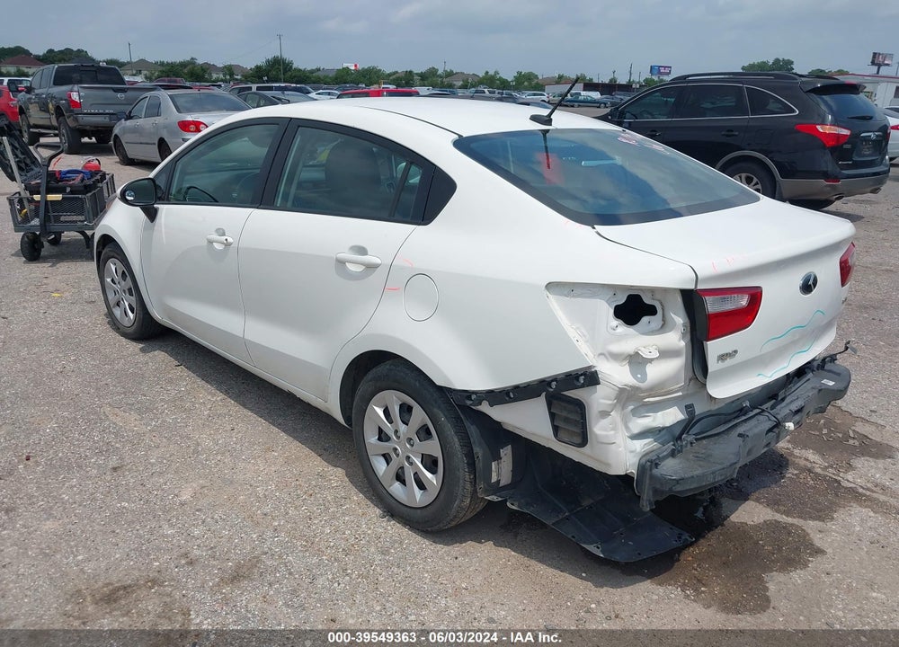 2016 KIA RIO LX VIN: KNADM4A34G6562283