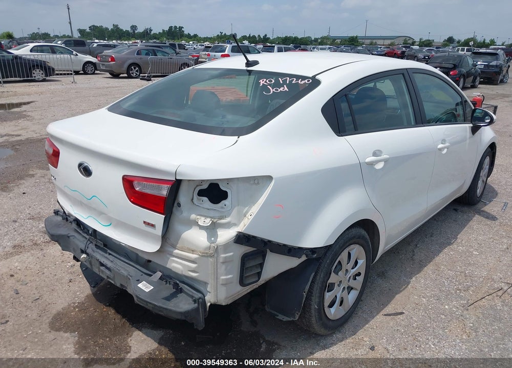 2016 KIA RIO LX VIN: KNADM4A34G6562283