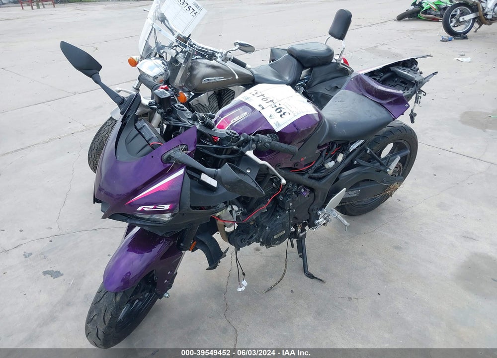 2023 YAMAHA YZFR3 A VIN: MH3RH18Y5PK010734