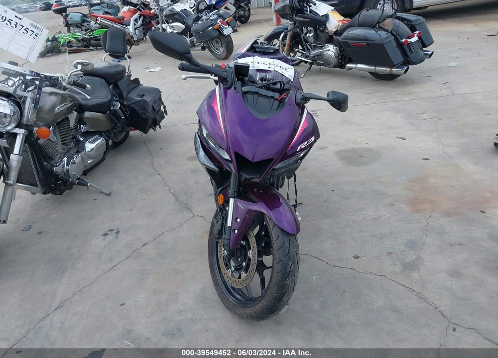 2023 YAMAHA YZFR3 A VIN: MH3RH18Y5PK010734