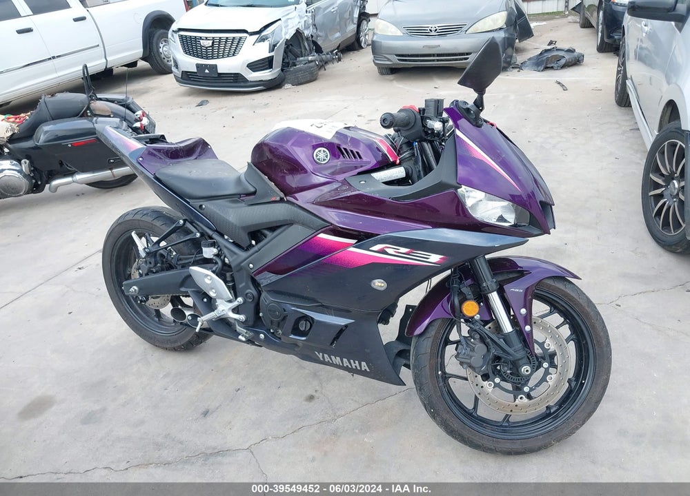 2023 YAMAHA YZFR3 A VIN: MH3RH18Y5PK010734
