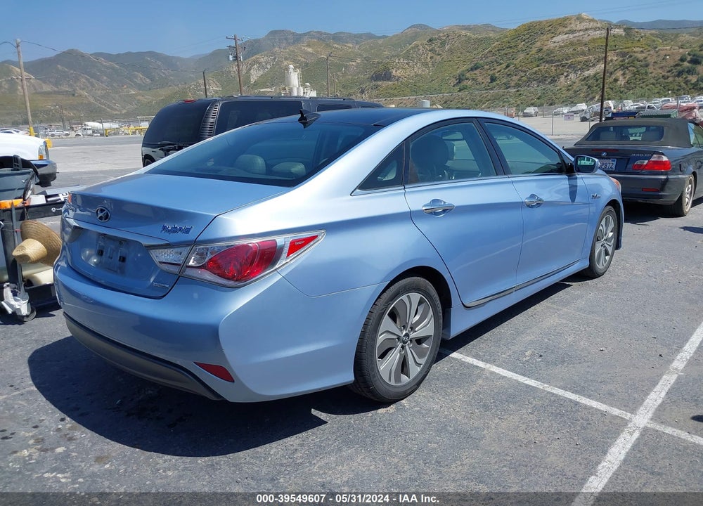 2014 HYUNDAI SONATA HYBRID LIMITED VIN: KMHEC4A48EA107154