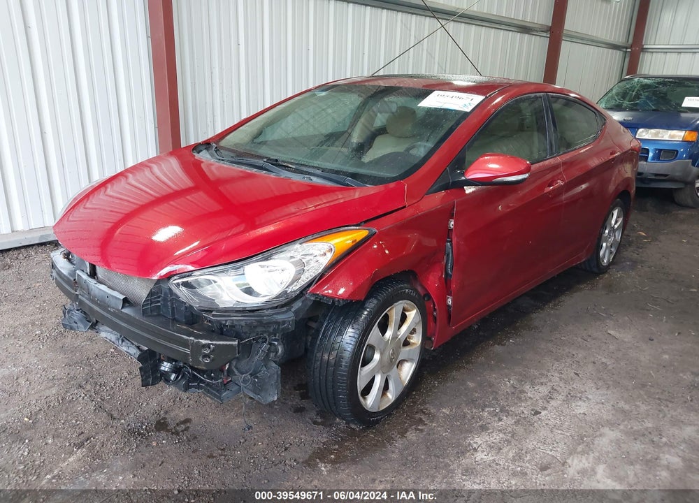 2012 HYUNDAI ELANTRA LIMITED (ULSAN PLANT) VIN: KMHDH4AE2CU480157