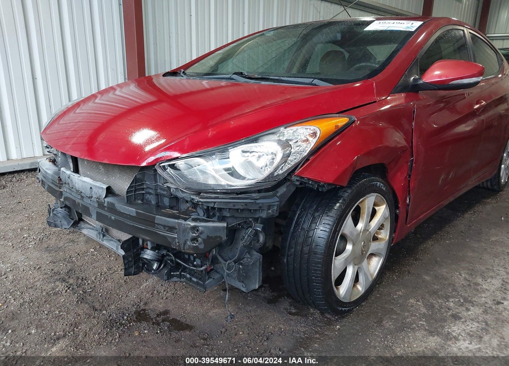 2012 HYUNDAI ELANTRA LIMITED (ULSAN PLANT) VIN: KMHDH4AE2CU480157