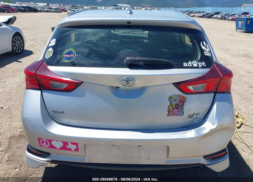 2017 TOYOTA COROLLA IM VIN: JTNKARJE8HJ537186