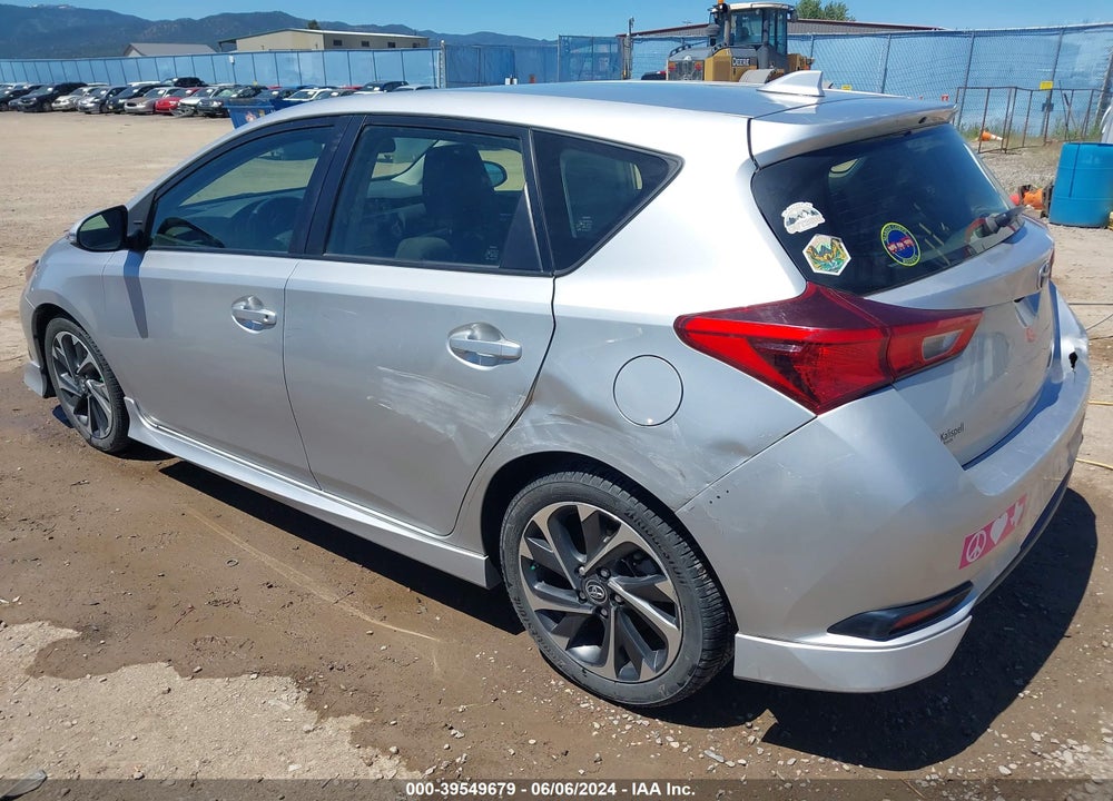 2017 TOYOTA COROLLA IM VIN: JTNKARJE8HJ537186