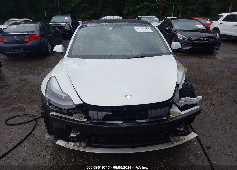 2022 TESLA MODEL 3 LONG RANGE DUAL MOTOR ALL-WHEEL DRIVE VIN: 5YJ3E1EB2NF181822