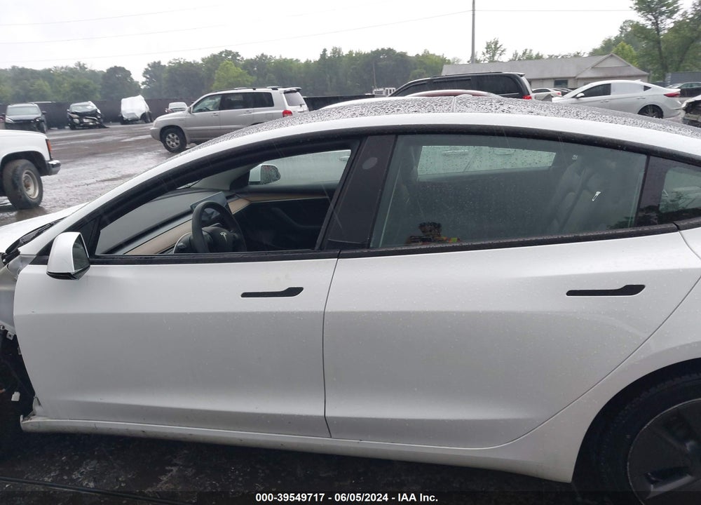 2022 TESLA MODEL 3 LONG RANGE DUAL MOTOR ALL-WHEEL DRIVE VIN: 5YJ3E1EB2NF181822