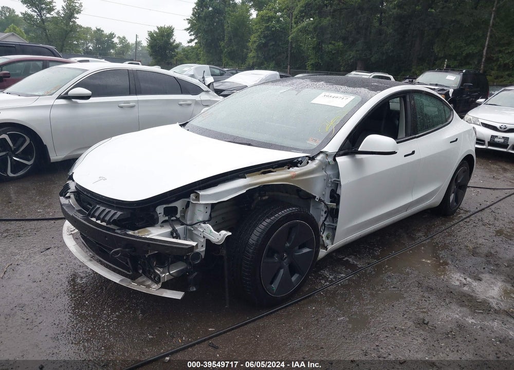 2022 TESLA MODEL 3 LONG RANGE DUAL MOTOR ALL-WHEEL DRIVE VIN: 5YJ3E1EB2NF181822