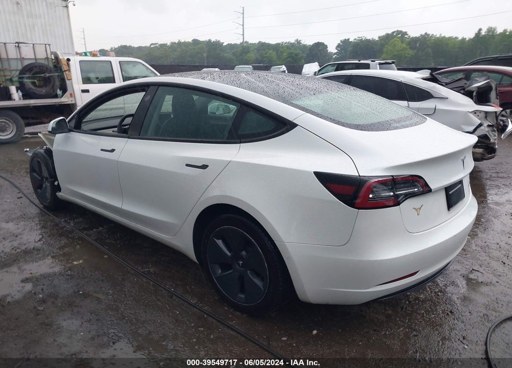 2022 TESLA MODEL 3 LONG RANGE DUAL MOTOR ALL-WHEEL DRIVE VIN: 5YJ3E1EB2NF181822