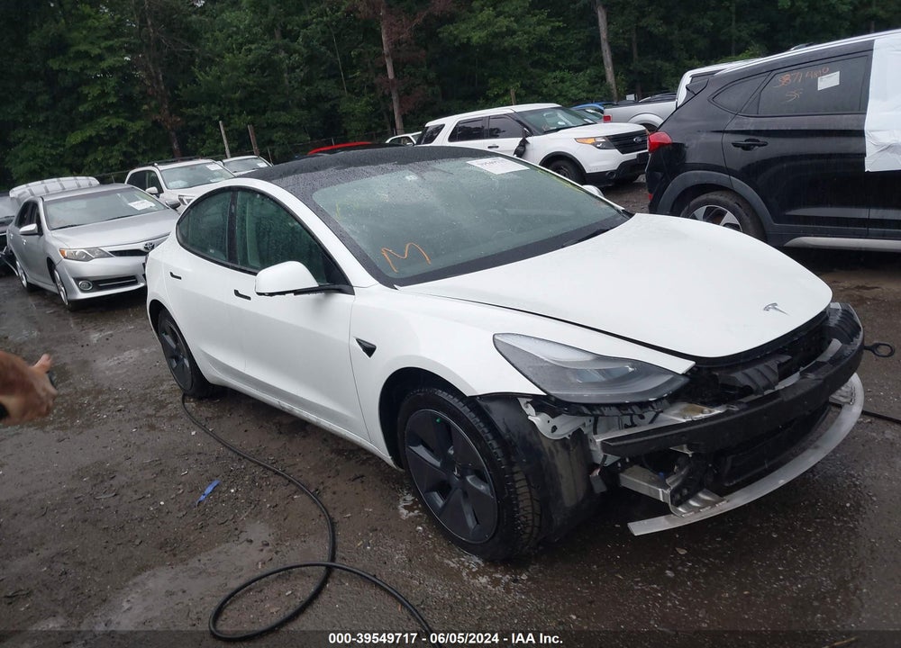 2022 TESLA MODEL 3 LONG RANGE DUAL MOTOR ALL-WHEEL DRIVE VIN: 5YJ3E1EB2NF181822