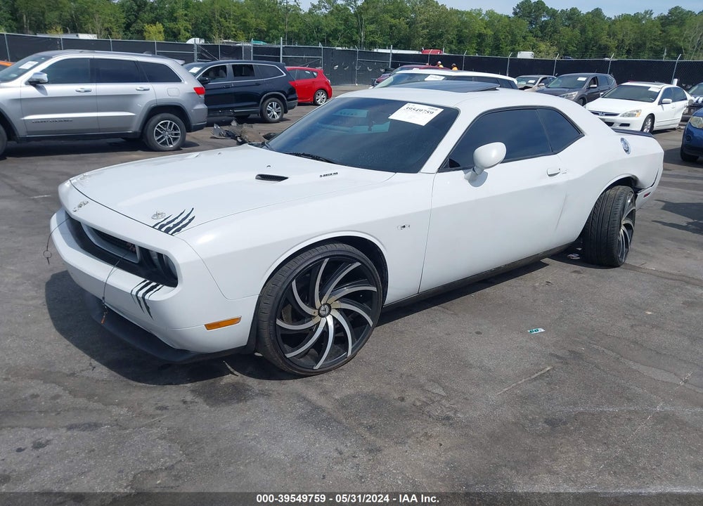 2012 DODGE CHALLENGER R/T VIN: 2C3CDYBT1CH246390