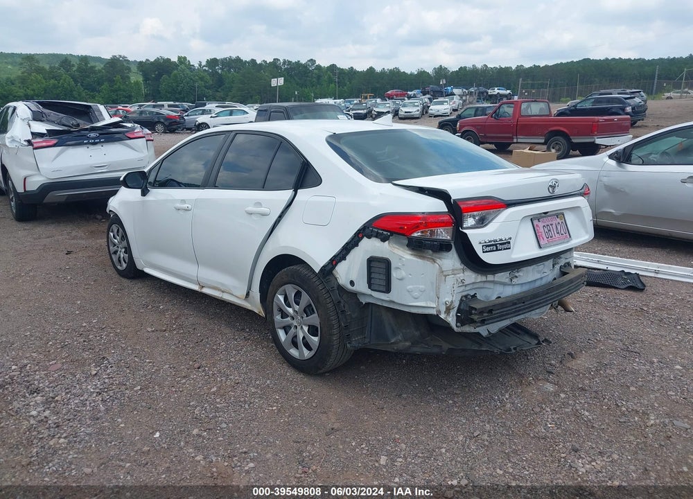2020 TOYOTA COROLLA LE VIN: 5YFEPRAE1LP051730