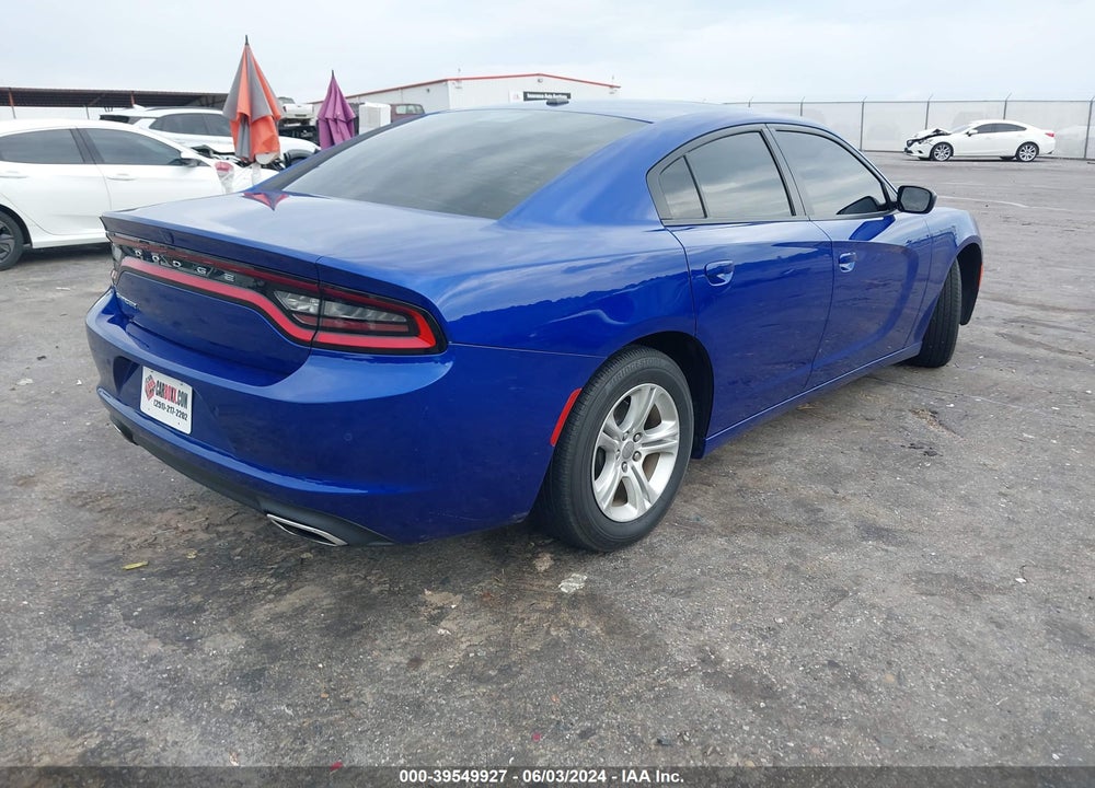 2021 DODGE CHARGER SXT RWD VIN: 2C3CDXBGXMH522483