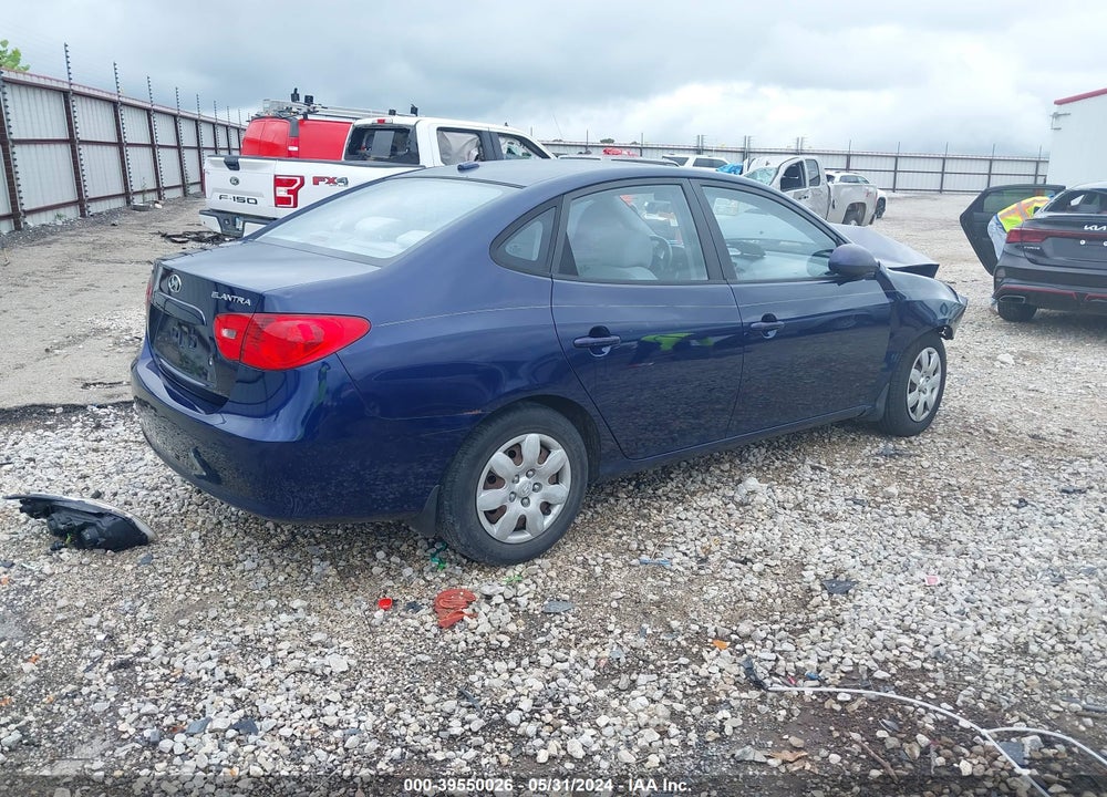 2008 HYUNDAI ELANTRA GLS/SE VIN: KMHDU46D98U579383