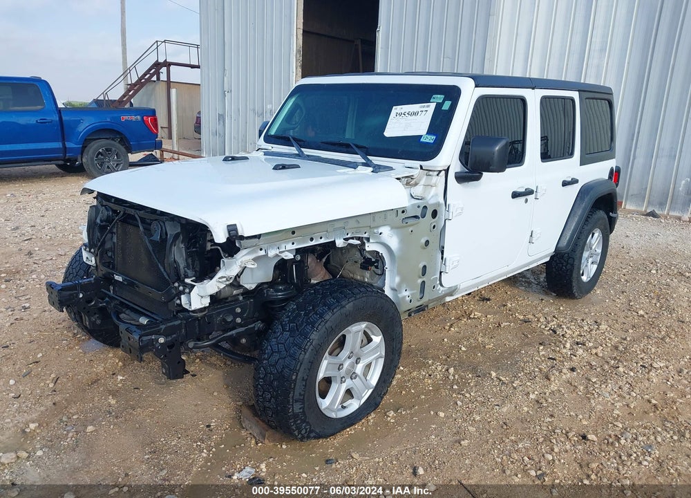 2018 JEEP WRANGLER UNLIMITED SPORT 4X4 VIN: 1C4HJXDG8JW137363