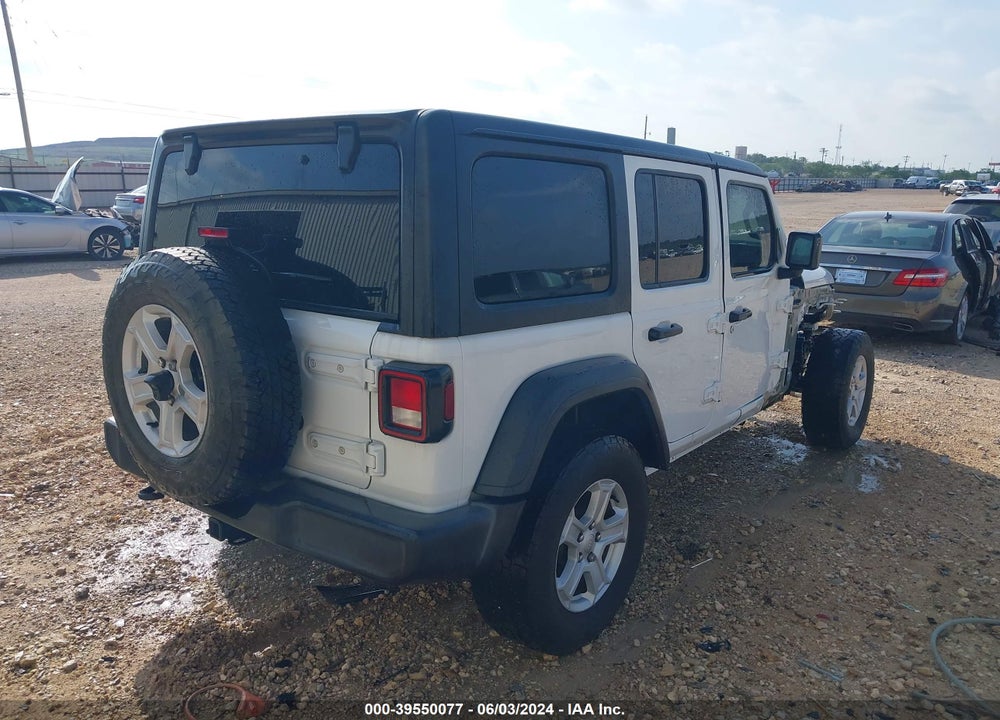 2018 JEEP WRANGLER UNLIMITED SPORT 4X4 VIN: 1C4HJXDG8JW137363