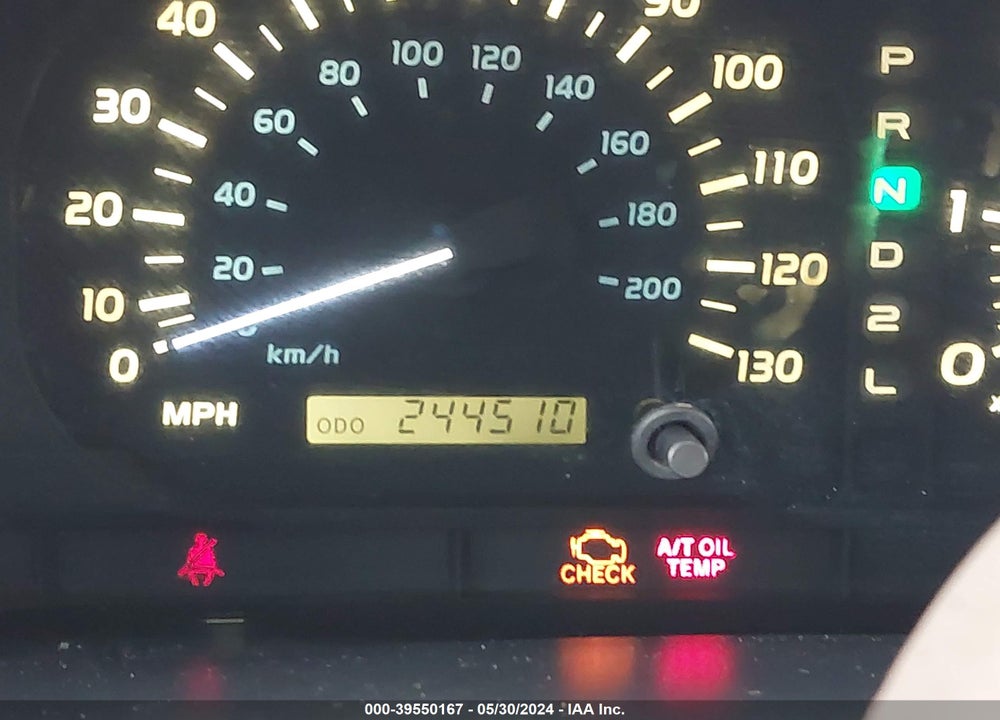 1999 LEXUS LX 470 VIN: JT6HT00W0X0069285
