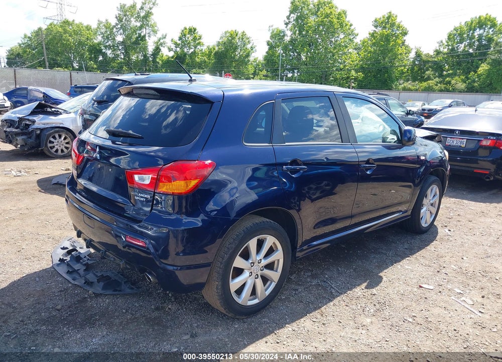 2012 MITSUBISHI OUTLANDER SPORT SE VIN: JA4AP4AU9CZ001604