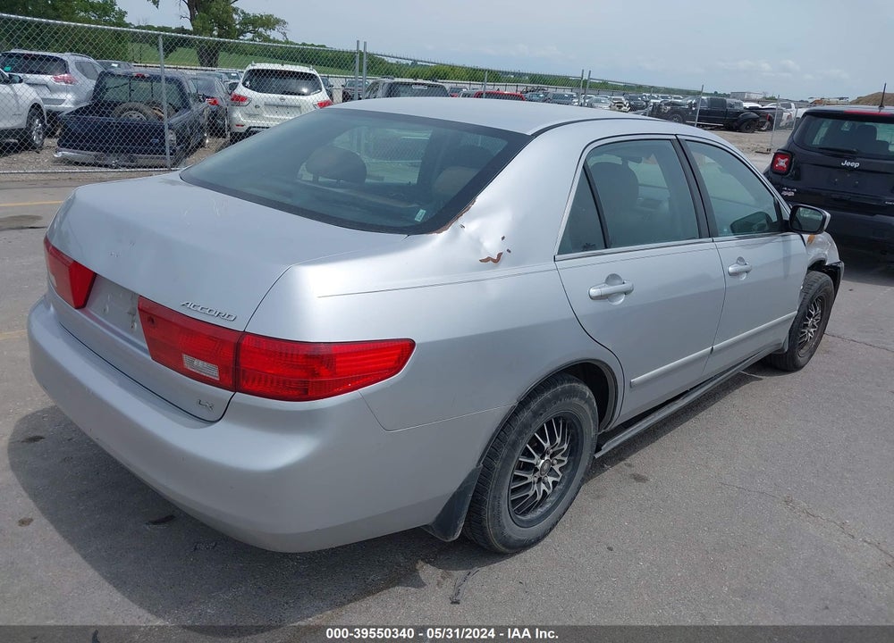 2005 HONDA ACCORD 2.4 LX VIN: 1HGCM56445A074551