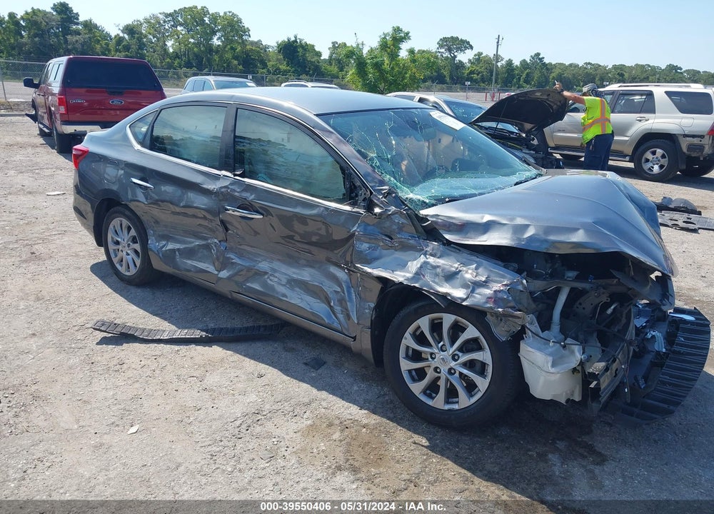 2019 NISSAN SENTRA SV VIN: 3N1AB7AP6KY321927