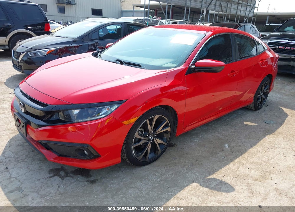 2019 HONDA CIVIC SPORT VIN: 2HGFC2F8XKH527165