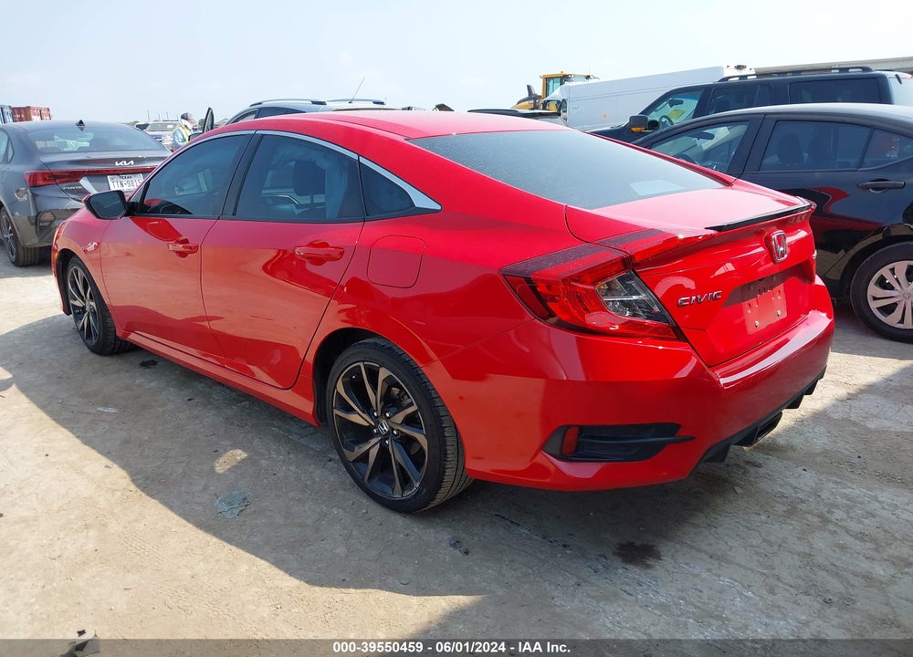 2019 HONDA CIVIC SPORT VIN: 2HGFC2F8XKH527165