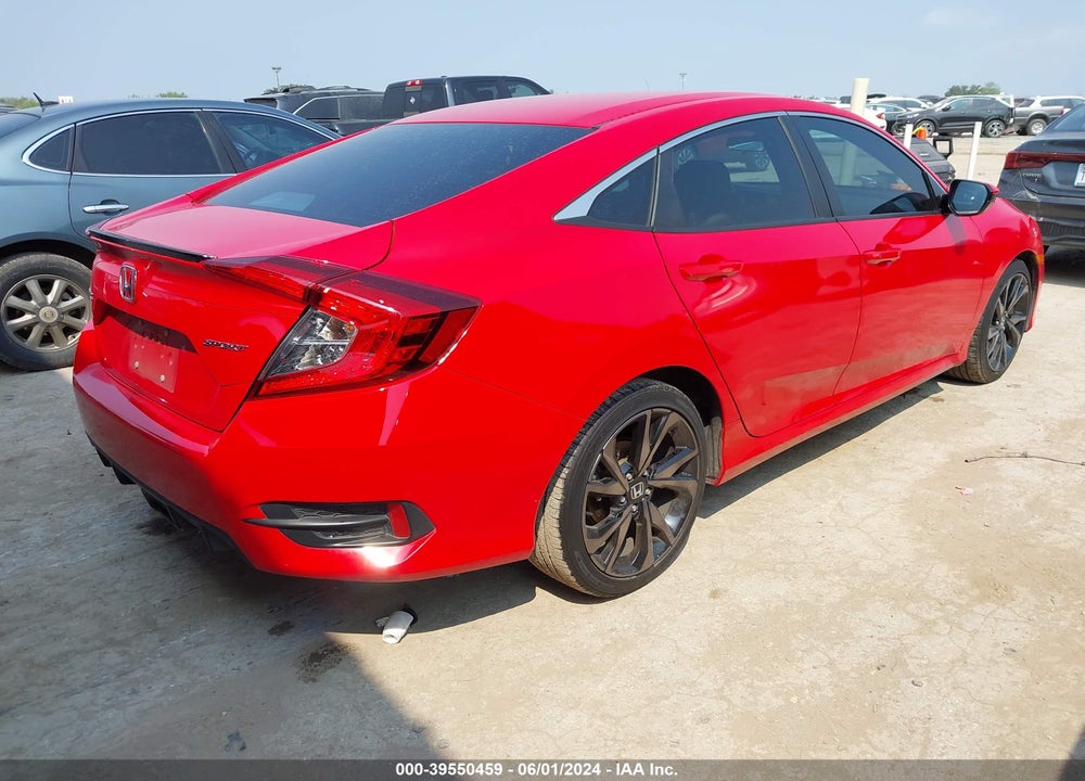2019 HONDA CIVIC SPORT VIN: 2HGFC2F8XKH527165