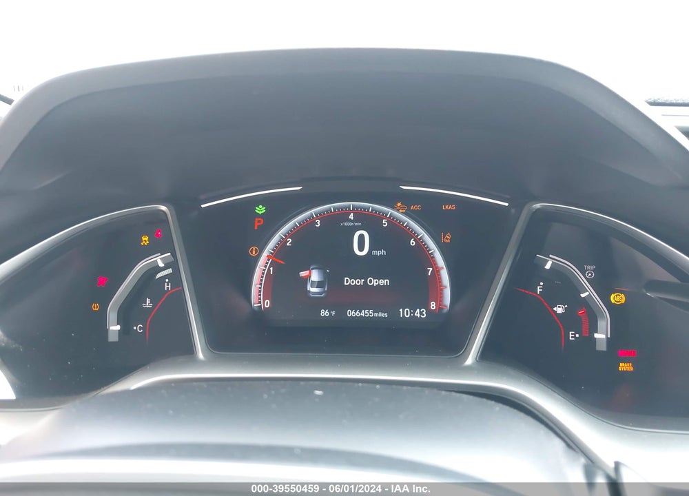 2019 HONDA CIVIC SPORT VIN: 2HGFC2F8XKH527165