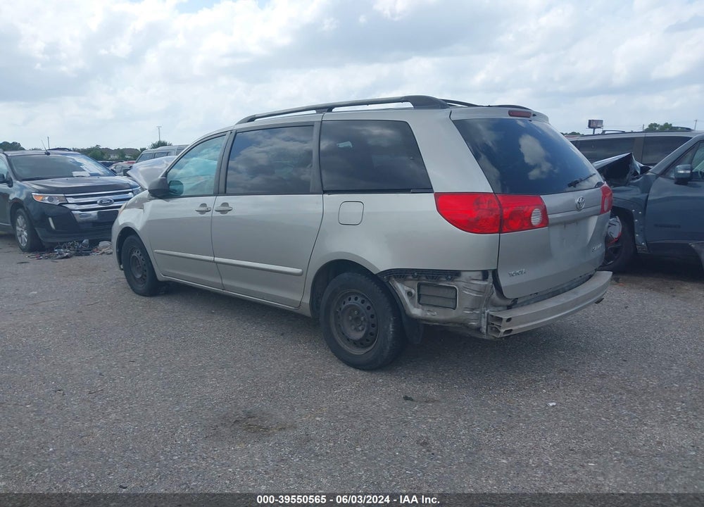 2007 TOYOTA SIENNA LE VIN: 5TDZK23C17S039559