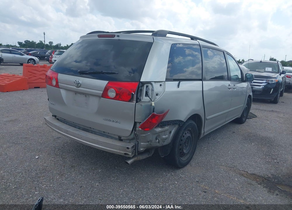 2007 TOYOTA SIENNA LE VIN: 5TDZK23C17S039559