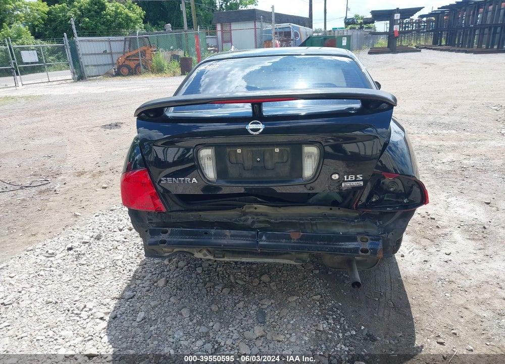 2006 NISSAN SENTRA 1.8S VIN: 3N1CB51D36L637811